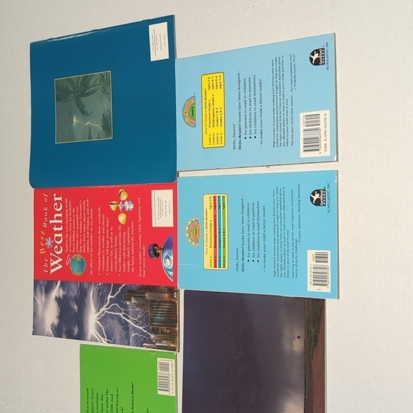 Scholastic Misc. Authors Weather Themed Paperback Book Set of 6 - Picture 4 of 10